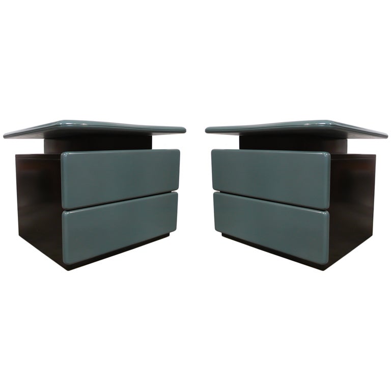 Canadian Pair of Side Tables by Rougier For Sale at 1stdibs
