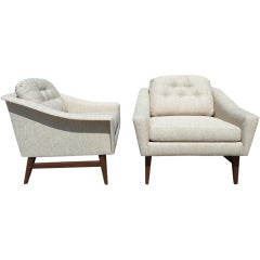 Pair of  Little  Armchairs by Selig of  Monroe