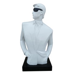 Retro Sculpture of a Dapper Man by Fisher for Austin Productions