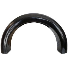 Vintage Mid-Century Ceramic Arc Light
