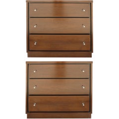 Pair of Three Drawer Dressers