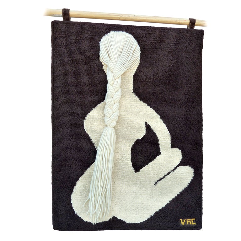 Tapestry of Woman with a Braid