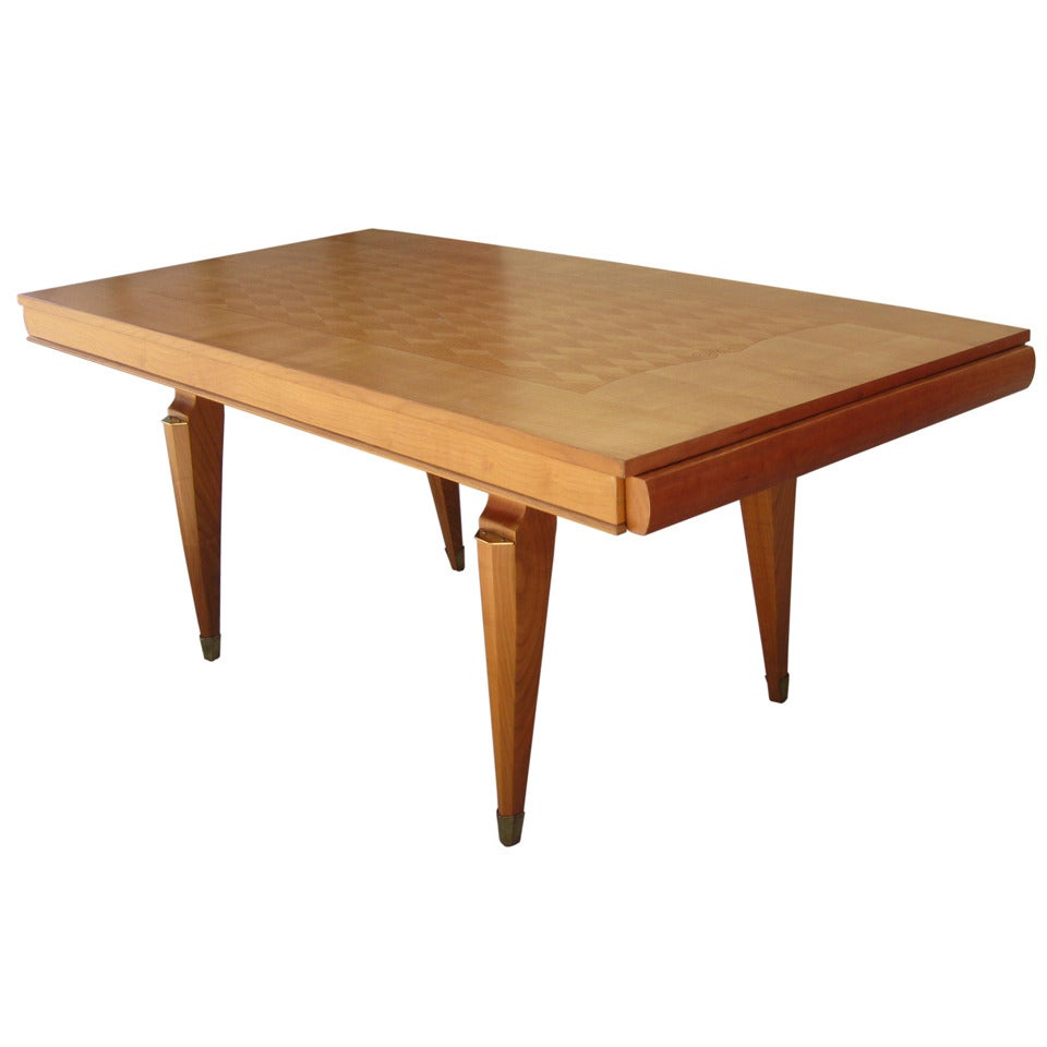 French Mid-Century Dining Table Attributed to Jean Pascaud