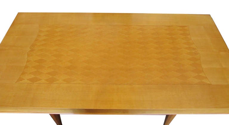French Mid-Century Dining Table Attributed to Jean Pascaud 1