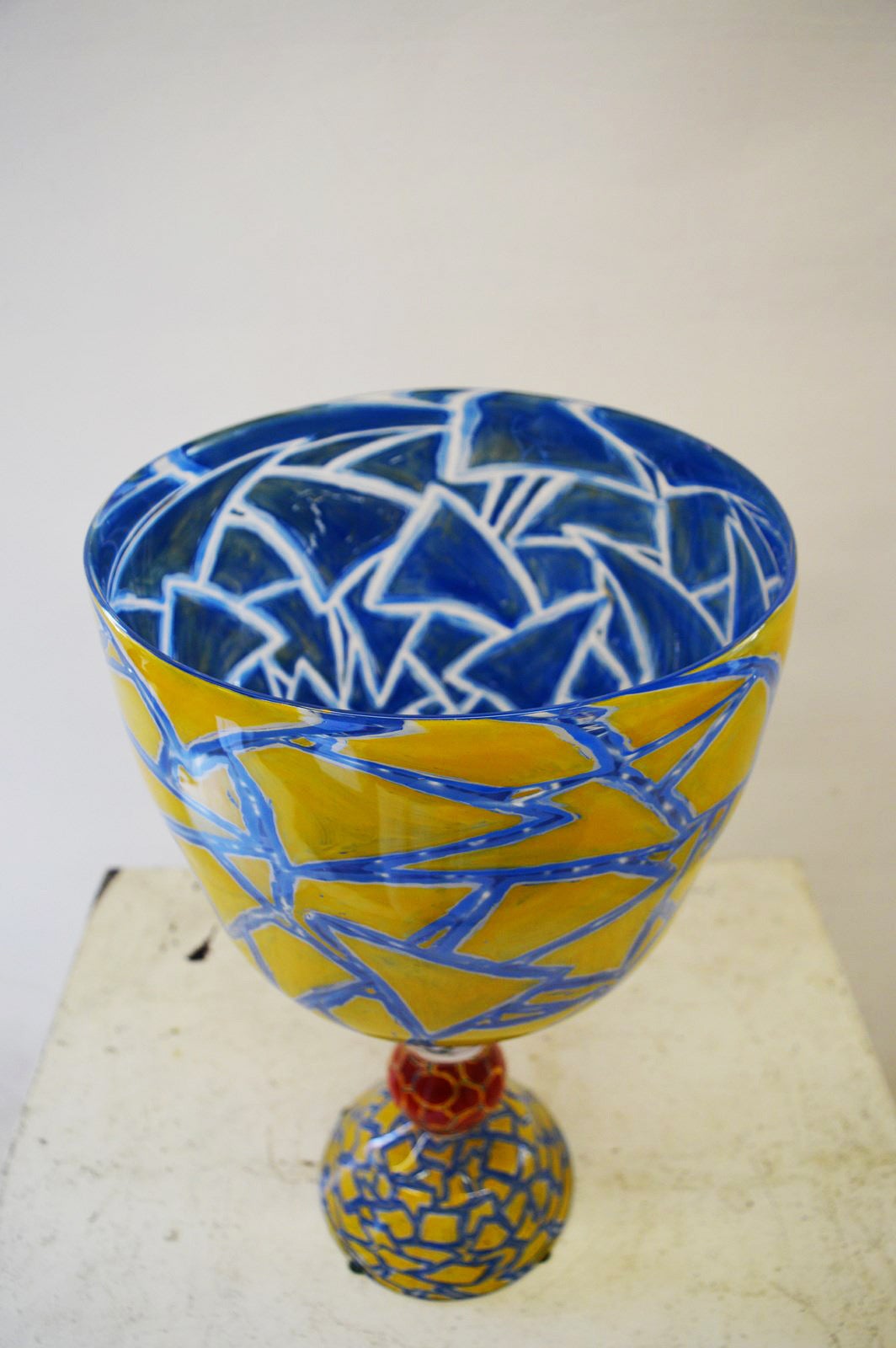 Colorful Oversized Goblet by the "Beck"