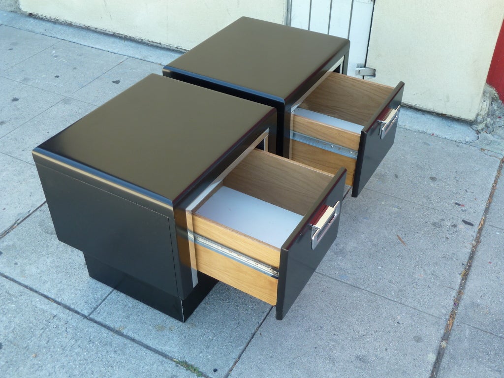 Matching Black File Cabinets, Pair