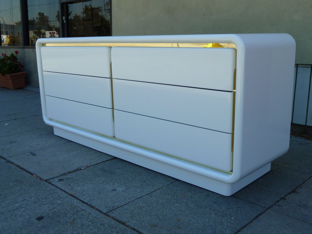 American Glamorous Six Drawer Dresser by Glenn of California