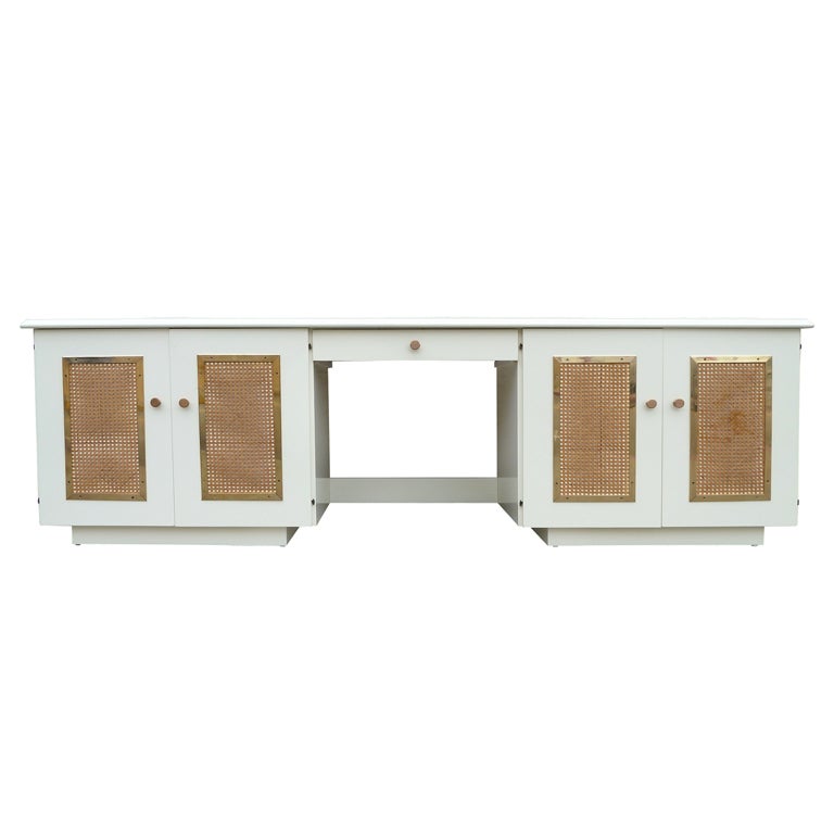 Lacquered Hollywood Regency Desk