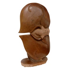 African Biomorphic Marble Sculpture 10