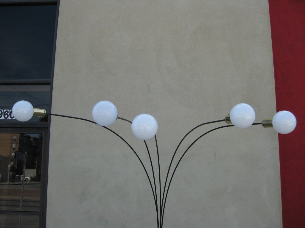 five arm floor lamp