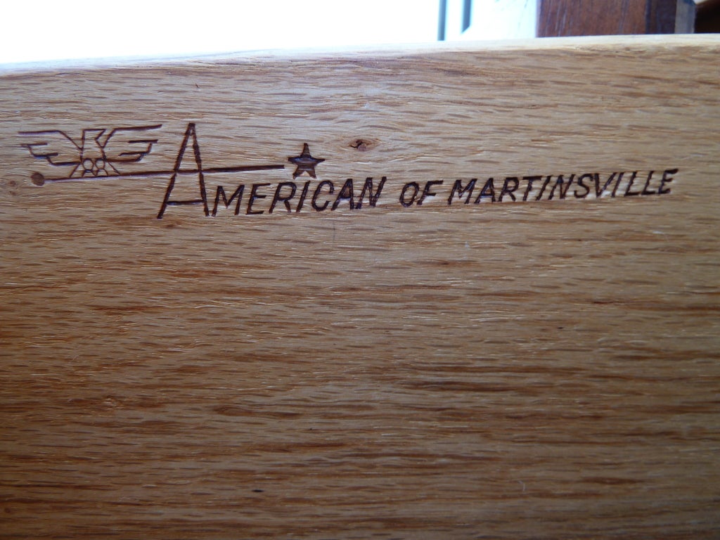 Mid-Century Modern Mid-Century American of Martinsville Walnut Dresser