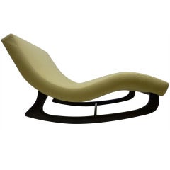 Sculptural Rocking Chaise Longue by Adrian Pearsall