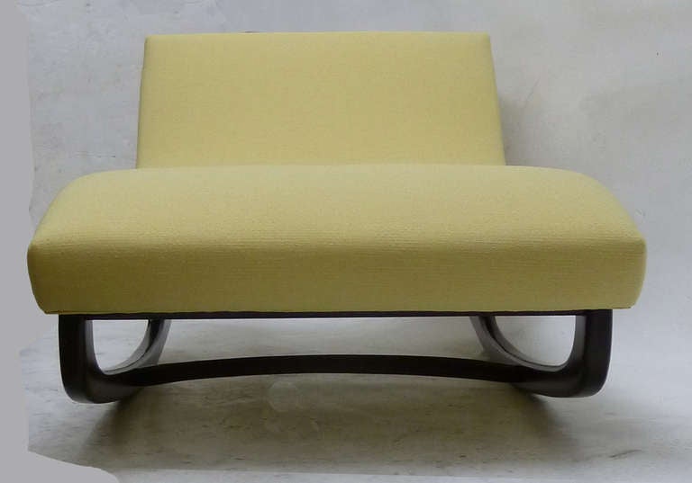 Sculptural Rocking Chaise Longue by Adrian Pearsall In Excellent Condition In Pasadena, CA