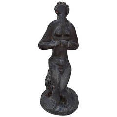 Terracotta Female Nude Sculpture 1