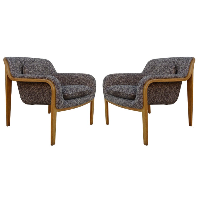 Knoll Lounge Chair 1315 by Bill Stephens, Pair