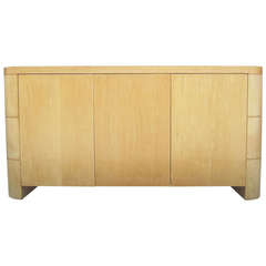 Handsome Credenza in Maple in the Style of Karl Springer