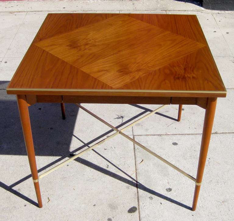 Walnut Game Table by Paul McCobb