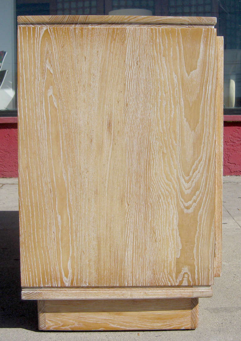 Brown Saltman Cerused Wood Case Piece 1