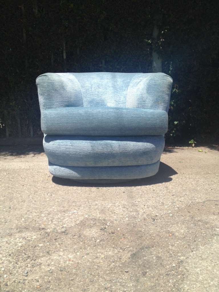 powder blue velvet chair