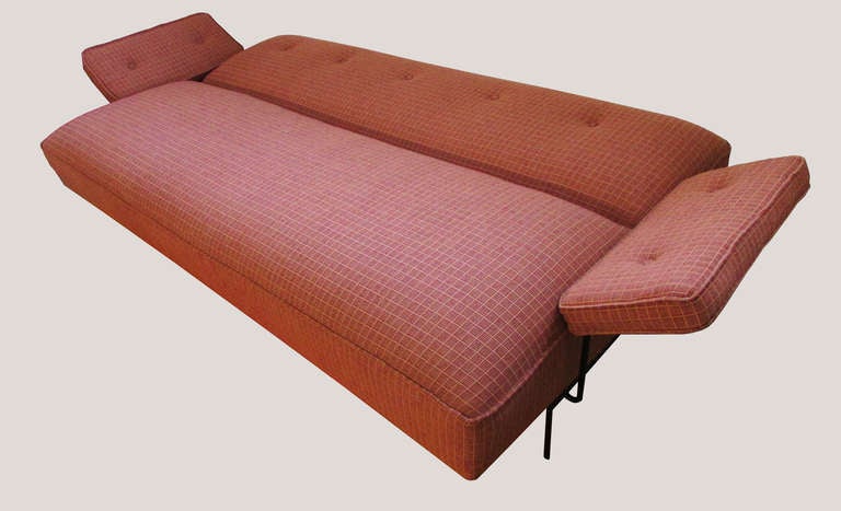 mid century modern convertible sofa