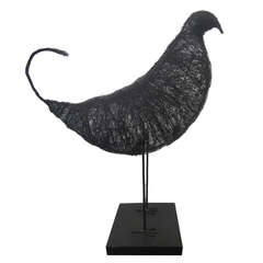 Large Scale Wire Sculpture of a Dove