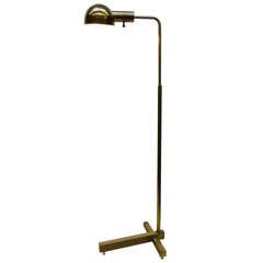 Elegant Brass Floor Lamp by Casella