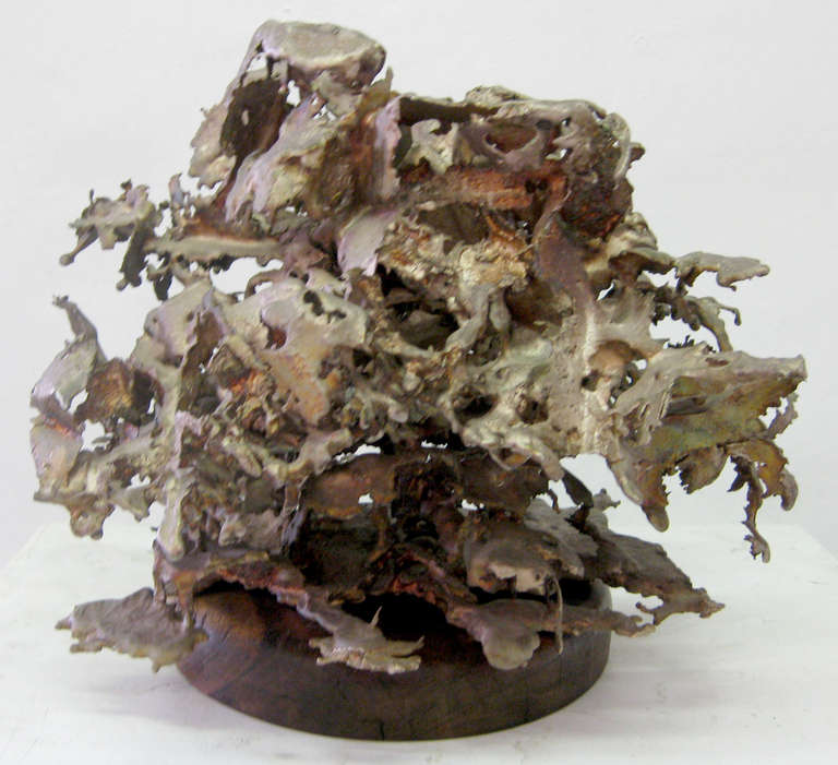 Late 20th Century Brutalist Magnesium Sculpture by Sascha Brastoff