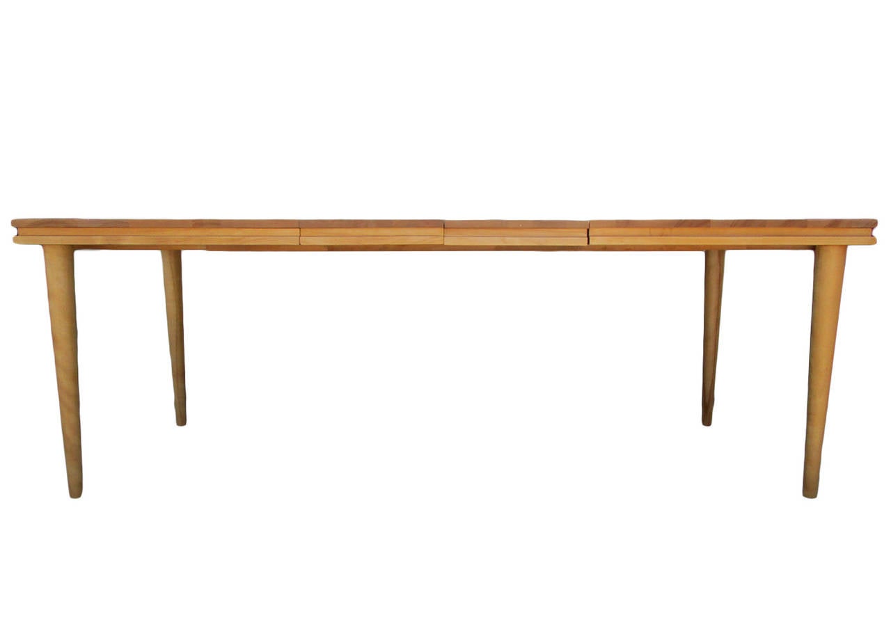 Russel Wright Solid Maple Dining Table 1