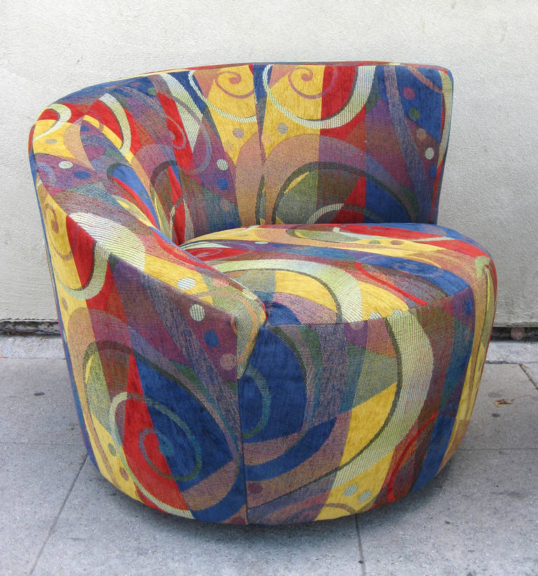 Pair of Nautilus Chairs by Vladimir Kagan 1