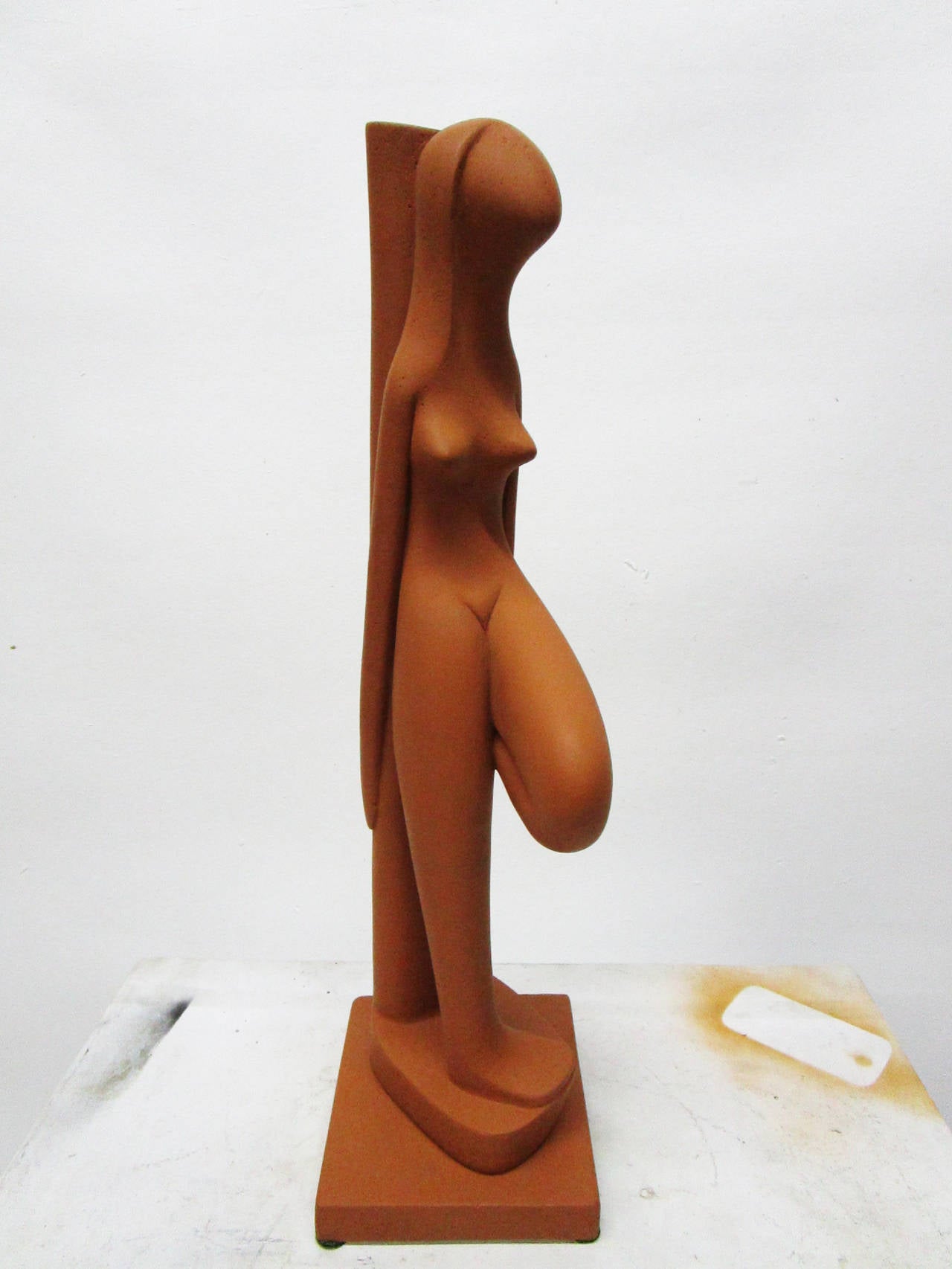 Female Nude Sculpture in Warm Terracotta 2
