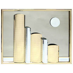 1980s Cityscape Mirror