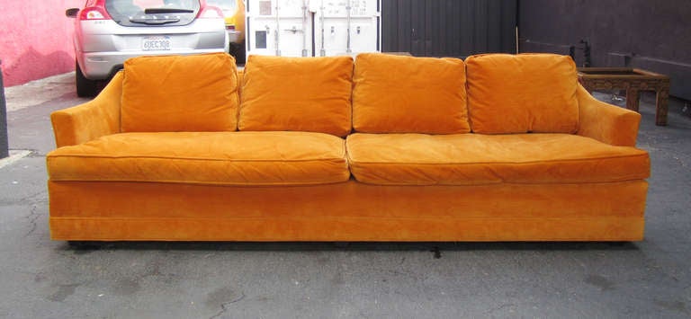American Mid-Century Modern Four-Seat Sofa by Cal-Mode