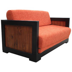 Vintage Mid-Century Modern Pull-Out Sofa Bed