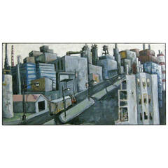 Perspective Cityscape Painting