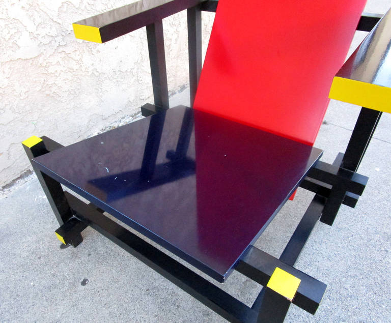 De Stijl Chair by Gerrit Thomas Rietveld for Cassina 1