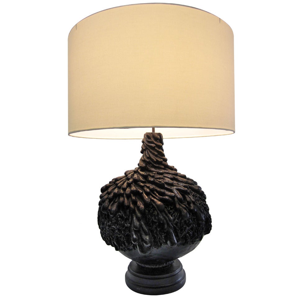 Unique Mid-Century Ceramic Table Lamp