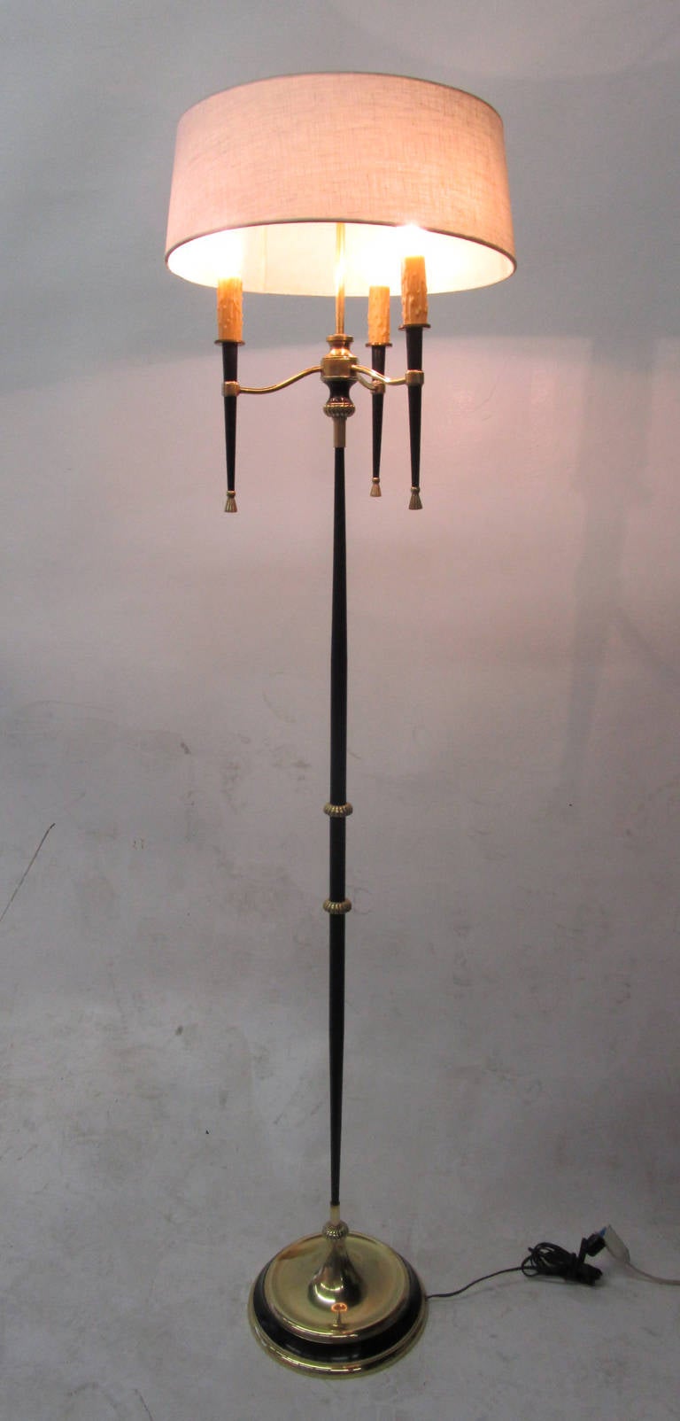 French 1950s Floor Lamp For Sale at 1stdibs