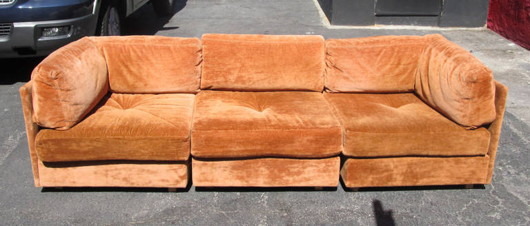 milo baughman modular sofa