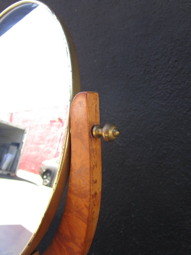 Art Deco Vanity in Bird's-Eye Maple in the Manner of  E.J. Ruhlmann 4