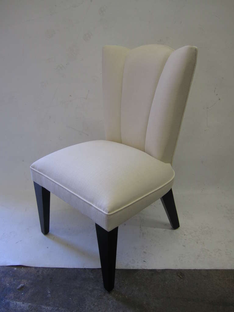 Hollywood Regency Dining Chairs, Set of Six In Excellent Condition In Pasadena, CA