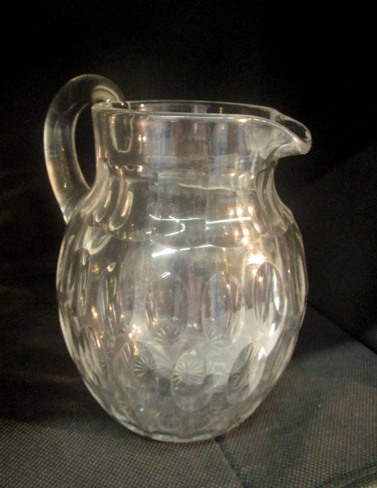 Baccarat Crystal Pitcher, 1950s 1