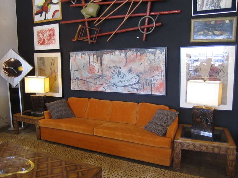 Mid-Century Modern Four-Seat Sofa by Cal-Mode 1