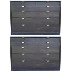 Pair of  Cerused Dresser by Edward Wormley for Drexel