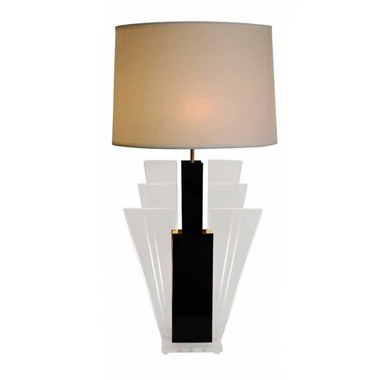 Elegant Lucite and Plexiglass Lamps