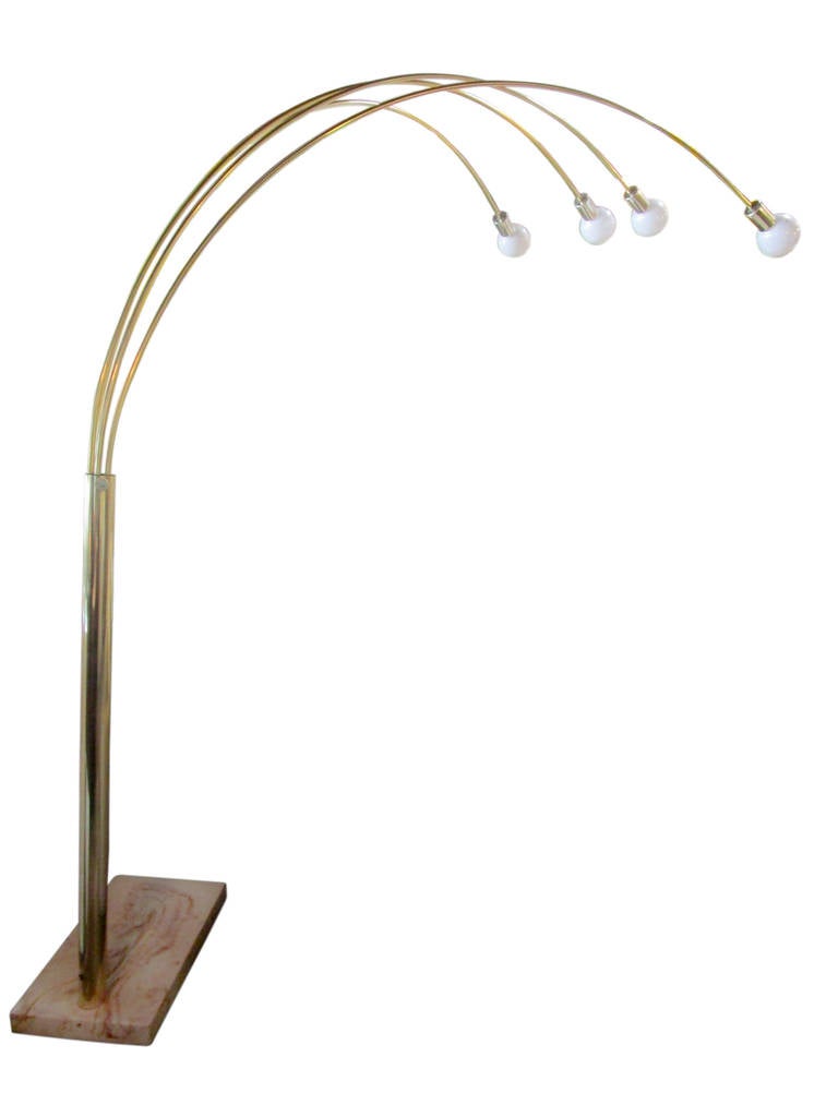 Huge Arc Lamp with Four Bulbs