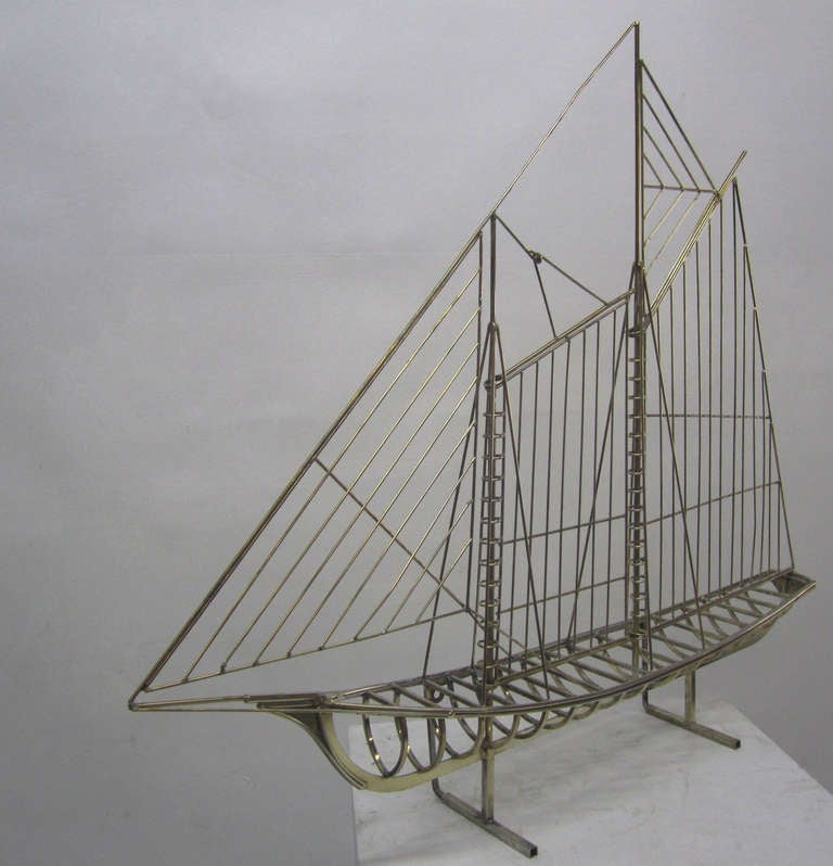 American Curtis Jere Wall-Mounted Sailboat