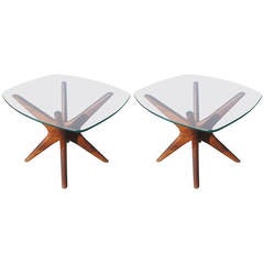 Pair of Walnut Adrian Pearsall Side Tables