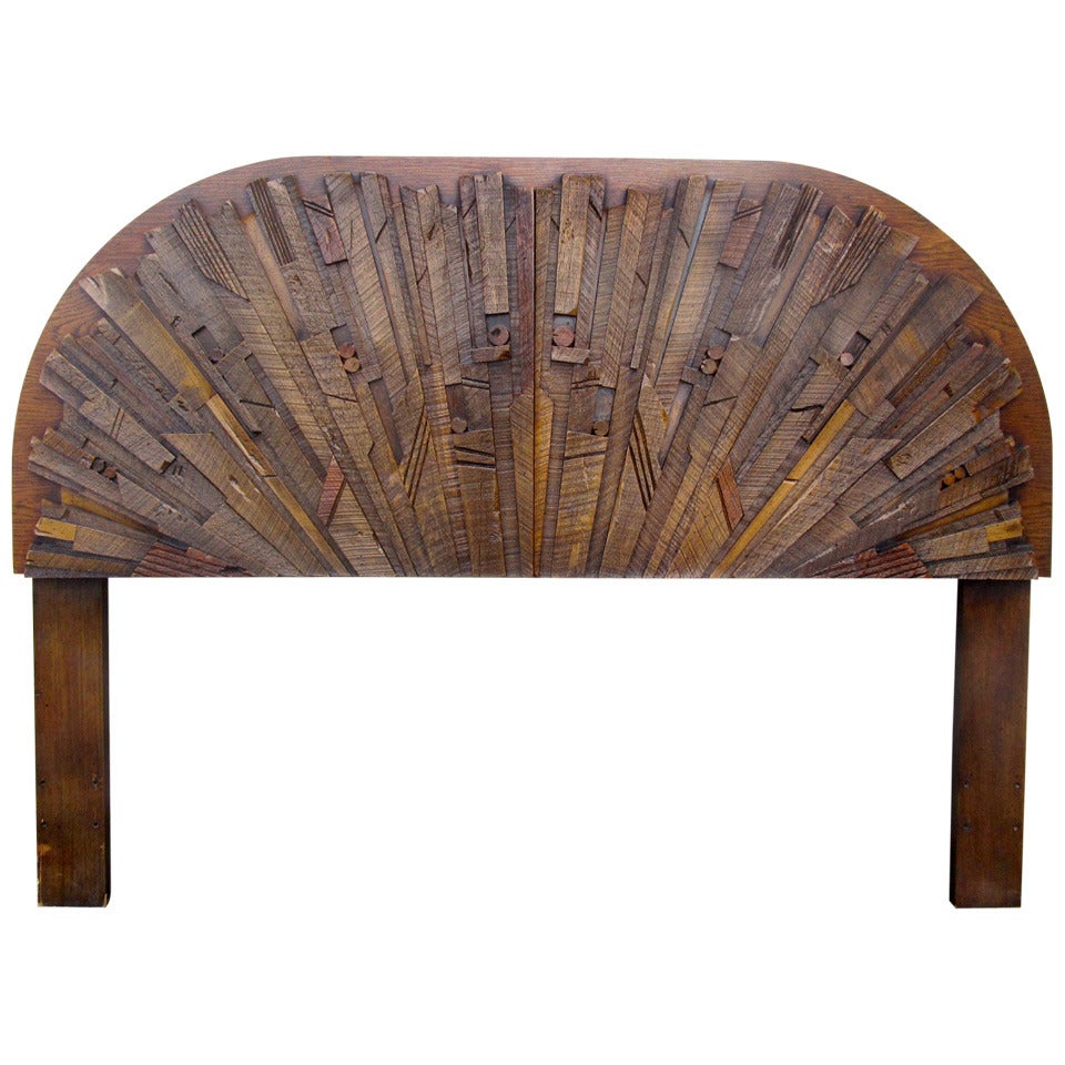 Lane Brutalist Headboard, 1960s