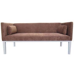 Mid-Century Tuexedo Loveseat 2