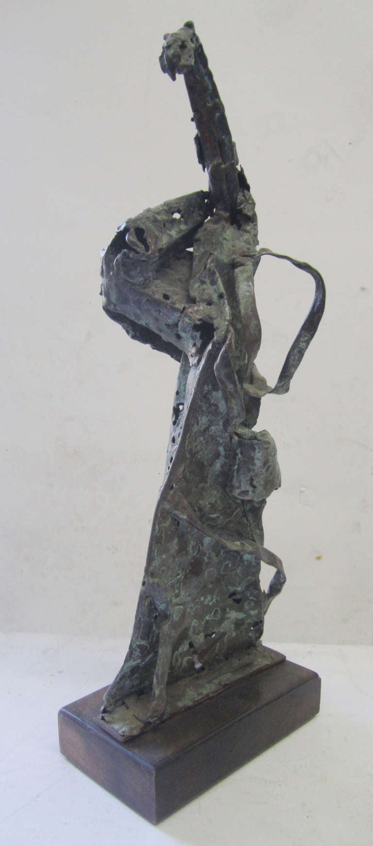 American Abstract Expressionist Bronze Sculpture by Howard Quam